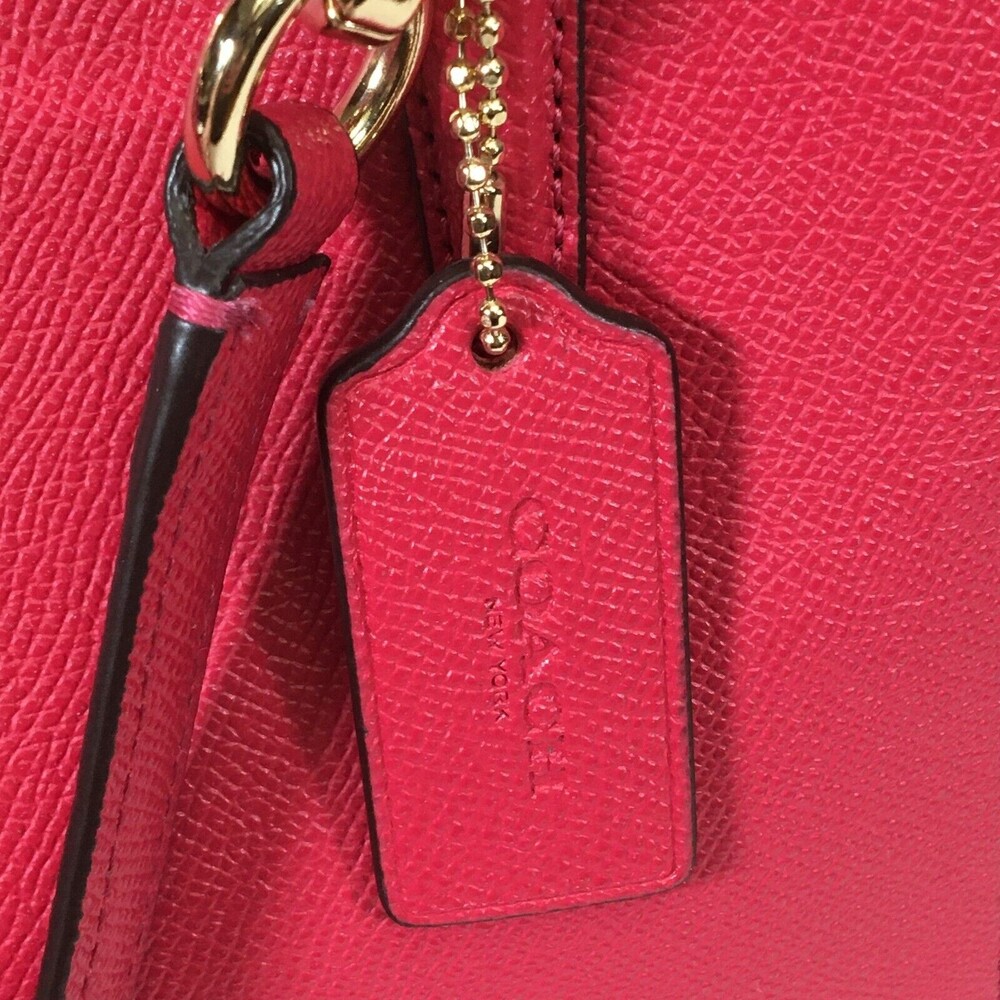 Coach F57847 Leather Minetta Crossbody Shoulder Bag Bright Pink Barbie Core $325 - Picture 16 of 16
